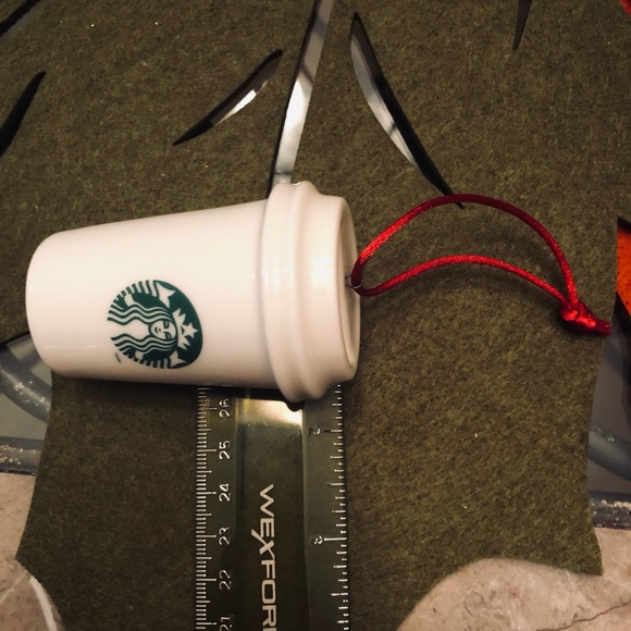 Starbucks Porcelain Holiday Ornament circa 2014 - Picture 6 of 6